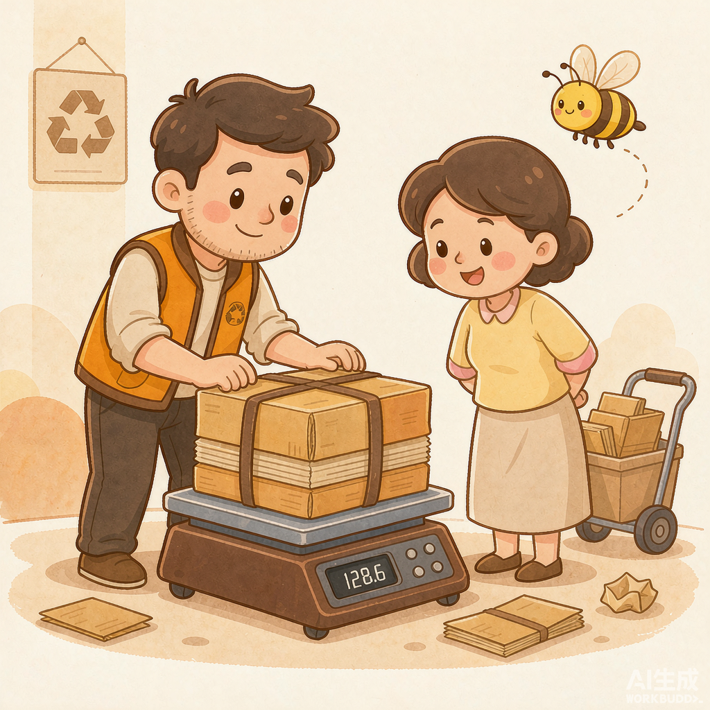 南宁上门称重回收纸皮纸箱案例